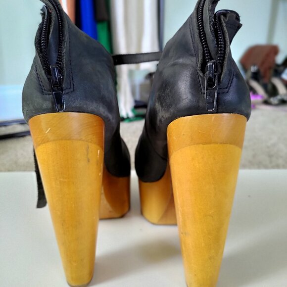 Disco Heeled Platforms Shoes - Picture 2 of 7